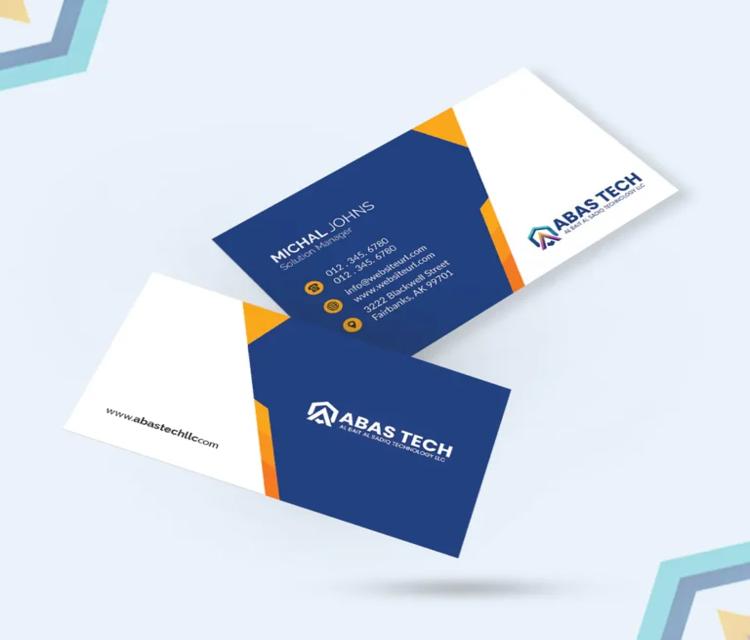 Abastech | Visiting Card Design & Printing