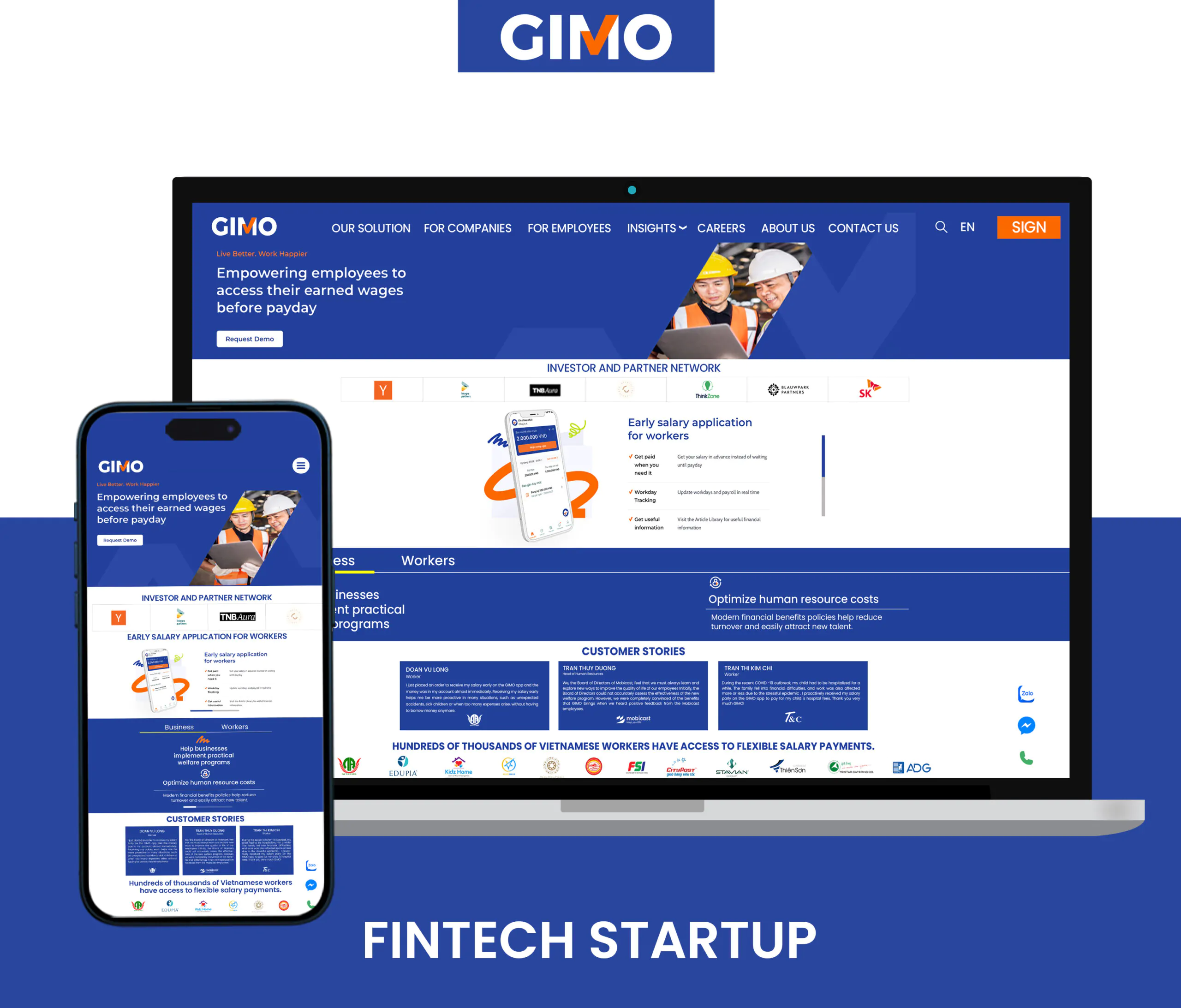 UI/UX Design & Development for Finance Assistant Company