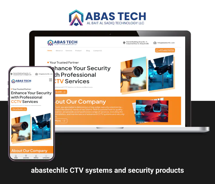 Website Development For CCTV Companies uae
