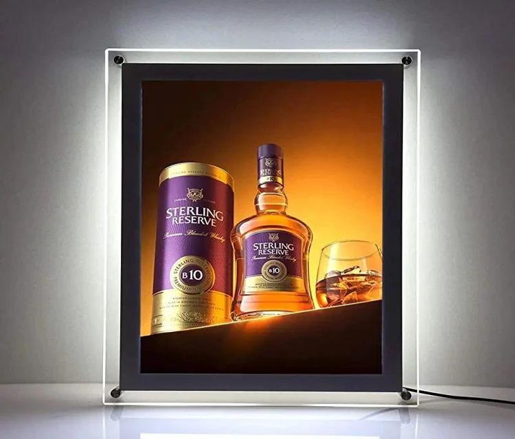 Backlit Display Stand: Sterling Reserve