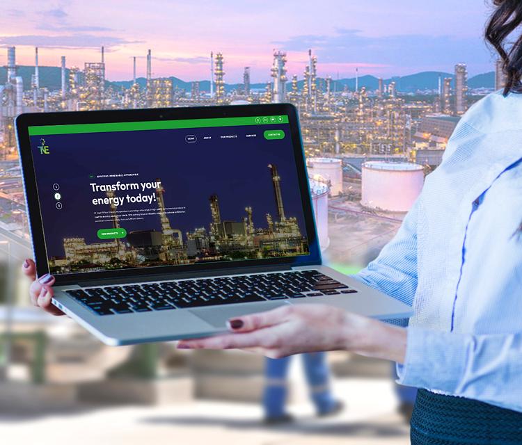 Corporate Website Design: T&E Saudi