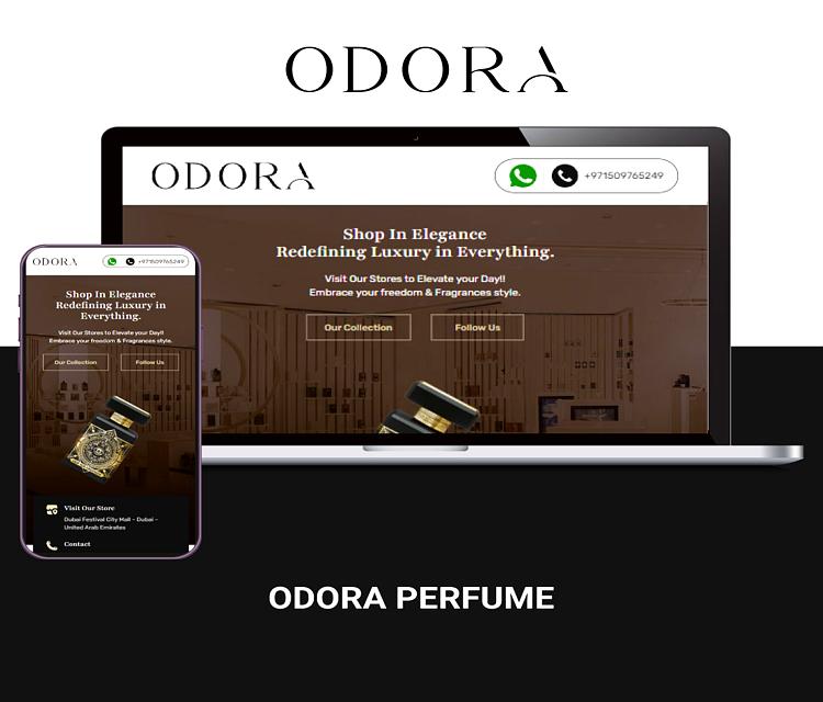 Website Design: Odora Perfume